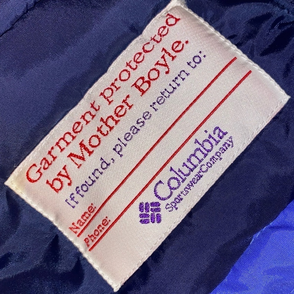 Vintage COLUMBIA Cold Weather Ski Coat Outerwear NVY, BLU, KHK SZ 14/16 - Picture 7 of 9